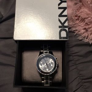 DKNY silver watch